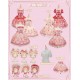 Starry Fantasy Ode To The Strawberry Blouse JSK OP and Sets(Reservation/3 Colours/Full Payment Without Shipping)
